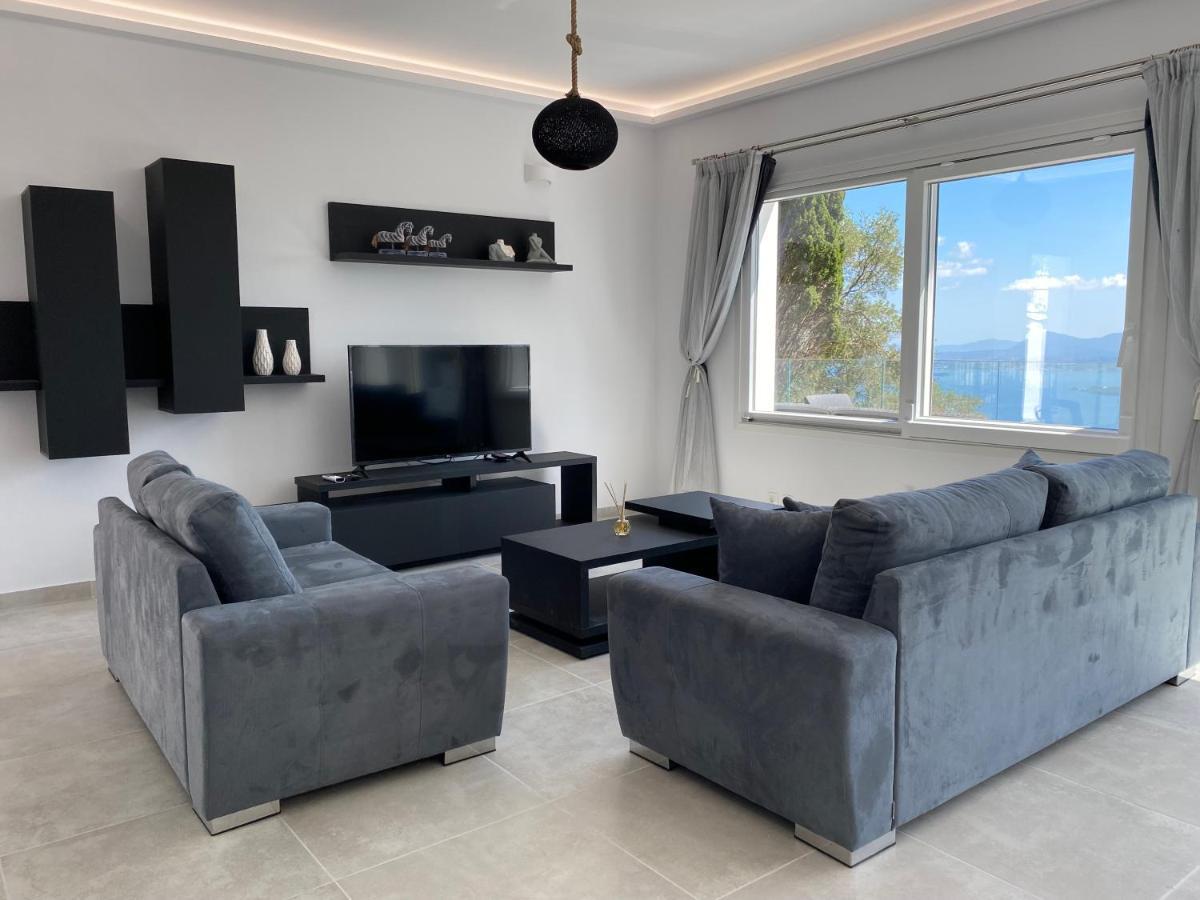 Rizaria Sea View House Villa Spartylas ภายนอก รูปภาพ