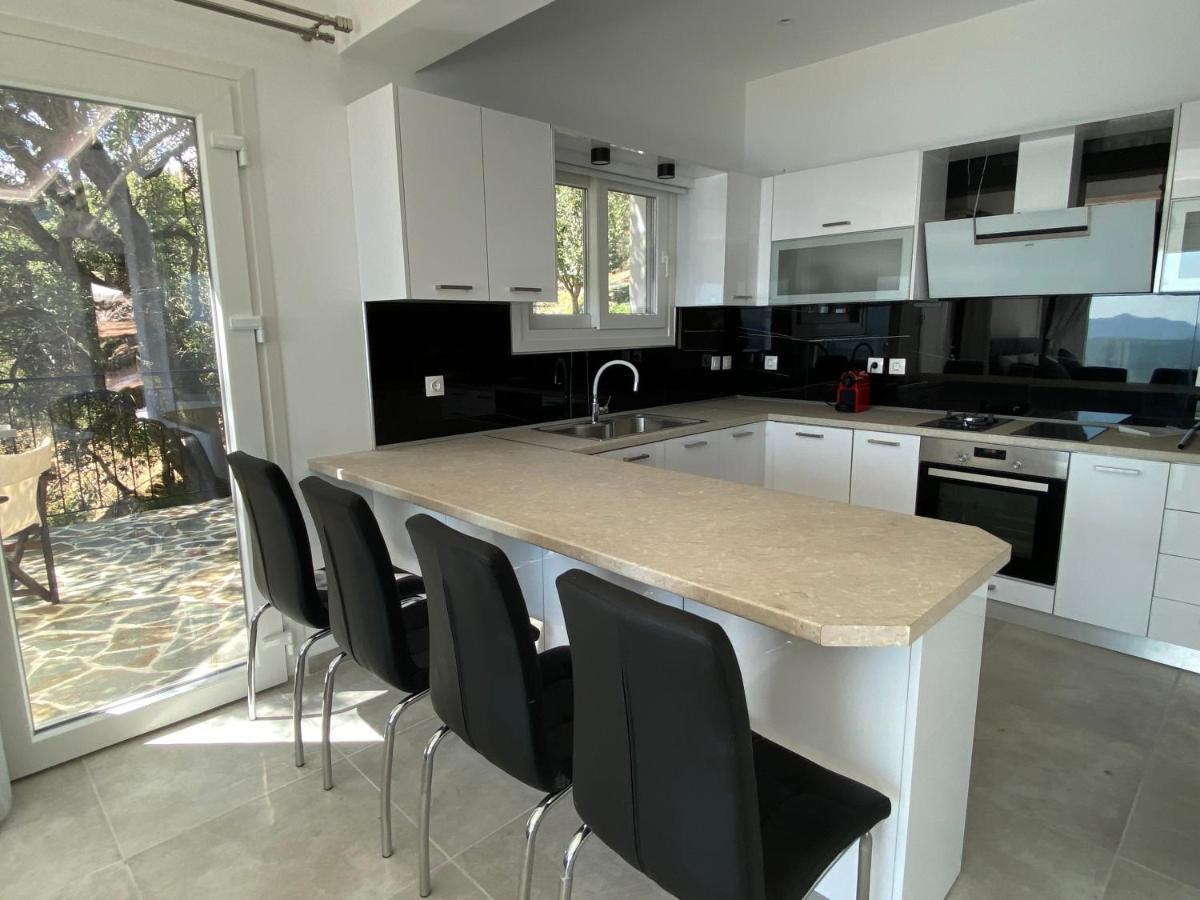 Rizaria Sea View House Villa Spartylas ภายนอก รูปภาพ