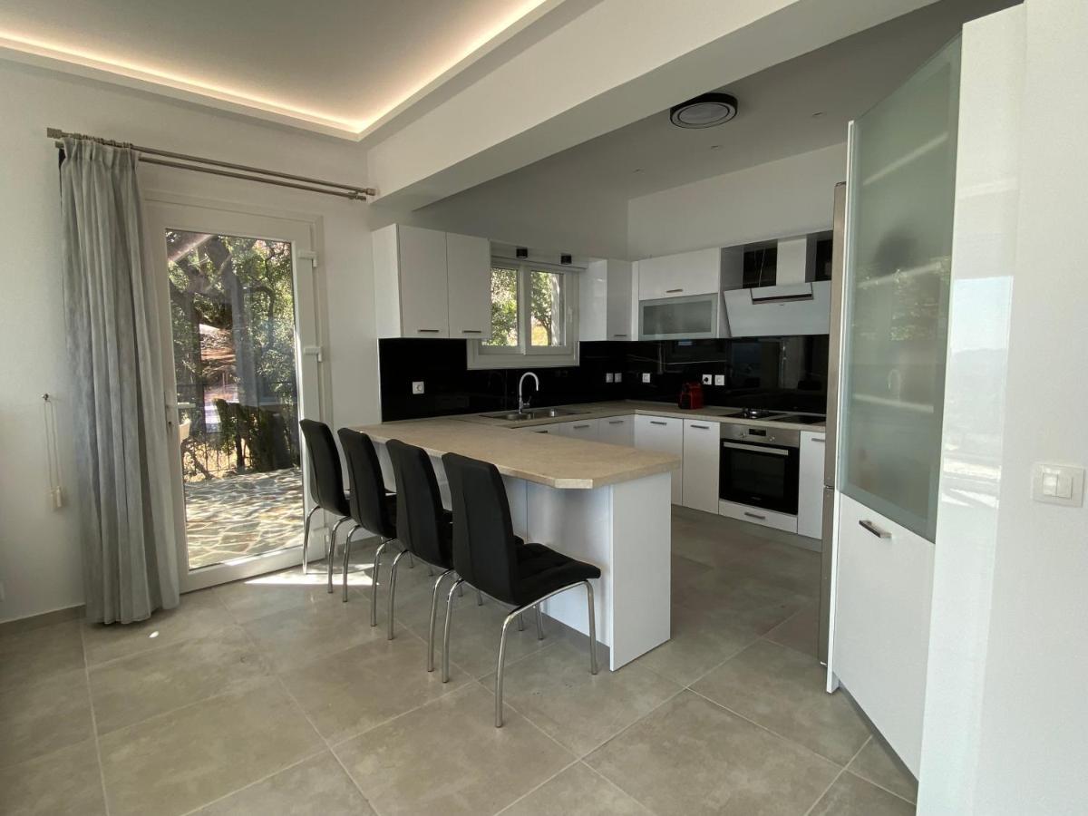 Rizaria Sea View House Villa Spartylas ภายนอก รูปภาพ